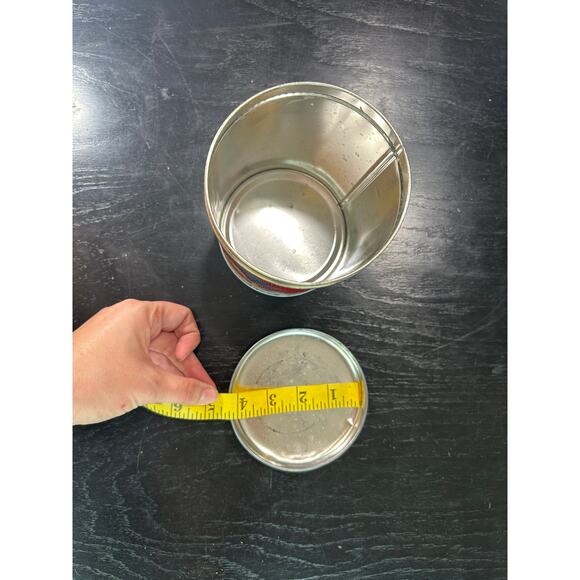 1990- Hersheys Kisses- Vintage christmas Tin- rocking horse- red- retro - Picture 5 of 5